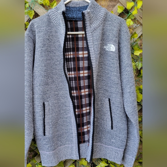 The North Face Zip-Up Lined Sweater/Jacket - Picture 2 of 7